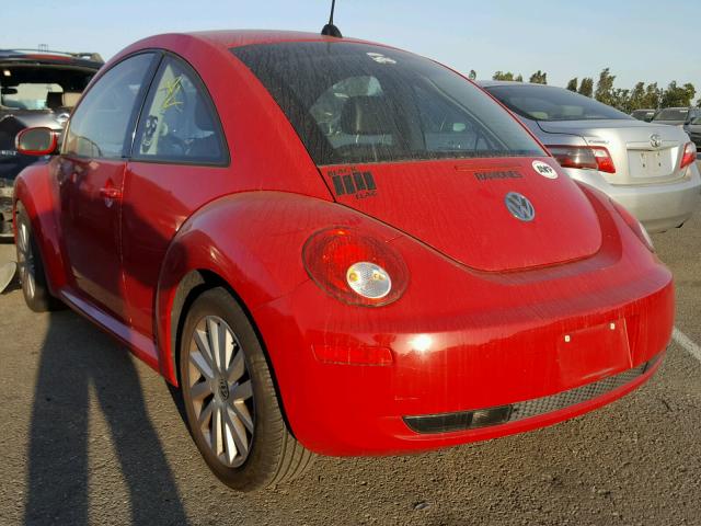 3VWRG31C18M525801 - 2008 VOLKSWAGEN NEW BEETLE 红色 照片 3