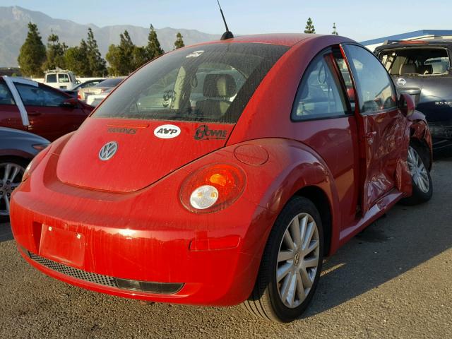 3VWRG31C18M525801 - 2008 VOLKSWAGEN NEW BEETLE 红色 照片 4