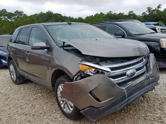 2FMDK3KC7DBC77913 - 2013 FORD EDGE LIMIT BEIGE photo 1