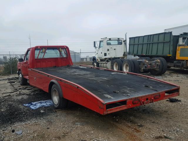 2FTHF25H2KCA98147 - 1989 FORD F250 RED photo 3