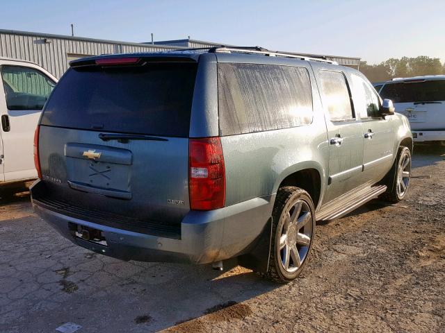 3GNFK16338G183601 - 2008 CHEVROLET SUBURBAN K BLUE photo 4