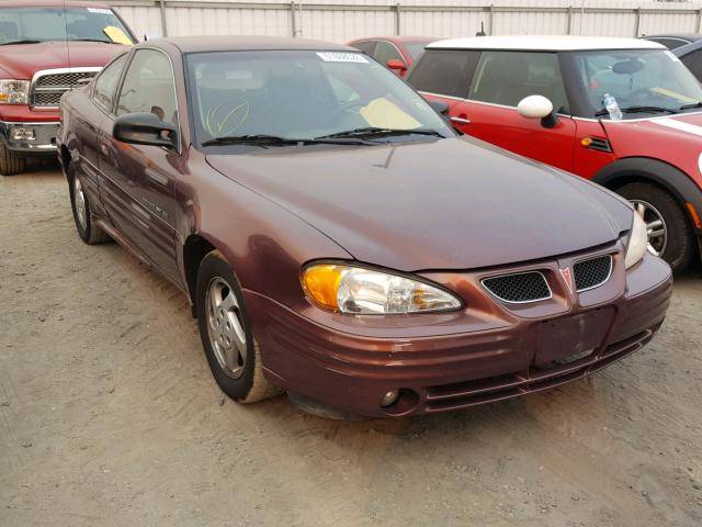 1G2NF12E8YM735059 - 2000 PONTIAC GRAND AM S BURGUNDY photo 1
