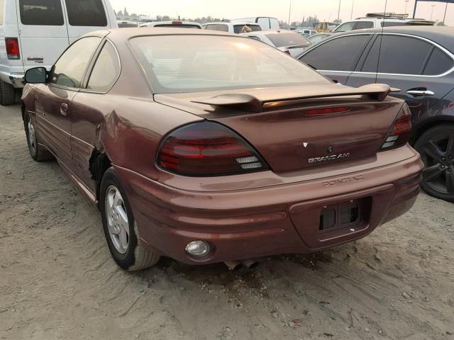 1G2NF12E8YM735059 - 2000 PONTIAC GRAND AM S BURGUNDY photo 3