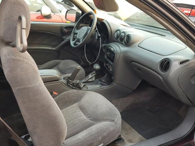 1G2NF12E8YM735059 - 2000 PONTIAC GRAND AM S BURGUNDY photo 5
