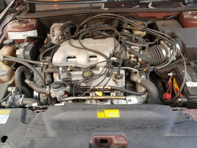 1G2NF12E8YM735059 - 2000 PONTIAC GRAND AM S BURGUNDY photo 7