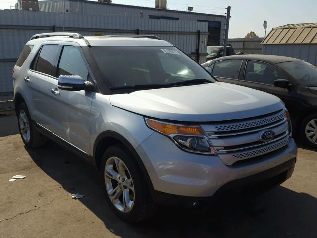 1FM5K8F86FGB74873 - 2015 FORD EXPLORER L SILVER photo 1