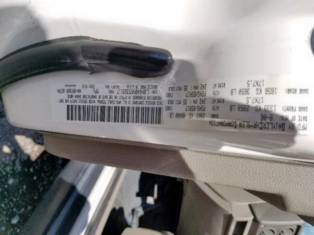 1J8HG48P07C529117 - 2007 JEEP COMMANDER თეთრი ფოტო 10