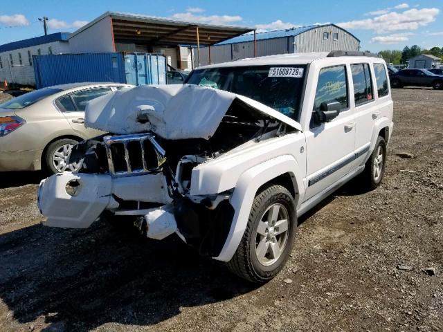 1J8HG48P07C529117 - 2007 JEEP COMMANDER თეთრი ფოტო 2