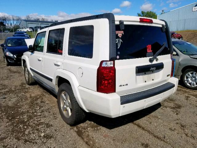 1J8HG48P07C529117 - 2007 JEEP COMMANDER თეთრი ფოტო 3