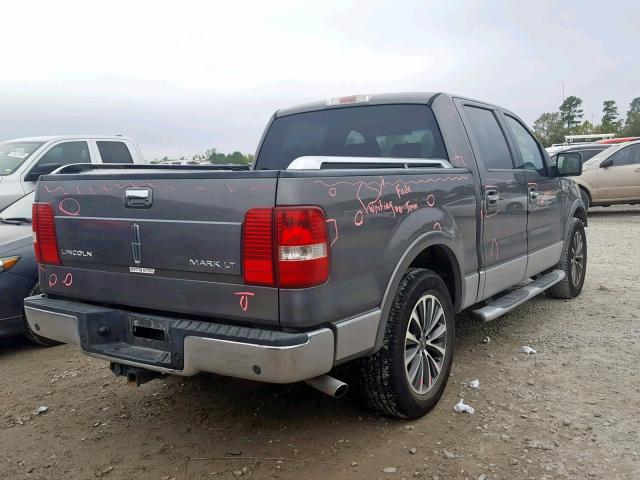 5LTPW16596FJ06276 - 2006 LINCOLN MARK LT GRAY photo 4