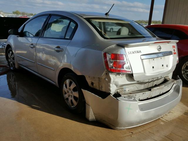 3N1AB6AP1BL706044 - 2011 NISSAN SENTRA 2.0 SILVER photo 3