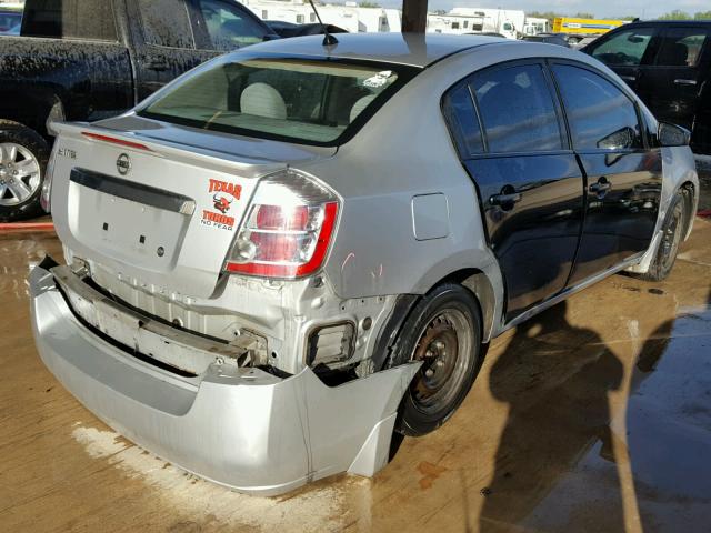 3N1AB6AP1BL706044 - 2011 NISSAN SENTRA 2.0 SILVER photo 4