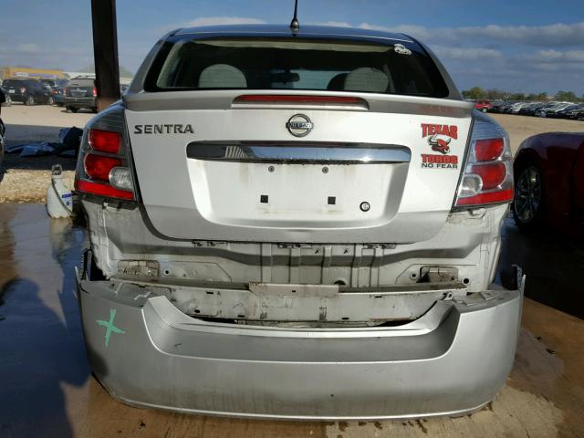 3N1AB6AP1BL706044 - 2011 NISSAN SENTRA 2.0 SILVER photo 9