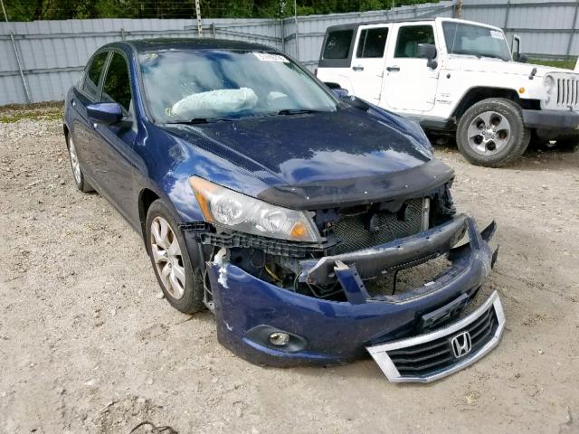 1HGCP26879A801275 - 2009 HONDA ACCORD EXL BLUE photo 1