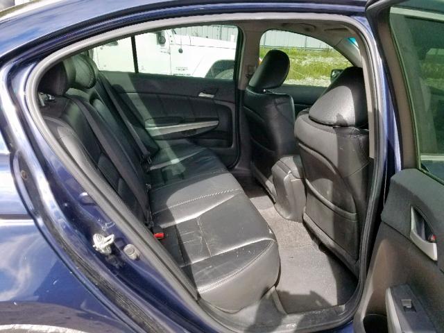 1HGCP26879A801275 - 2009 HONDA ACCORD EXL BLUE photo 6