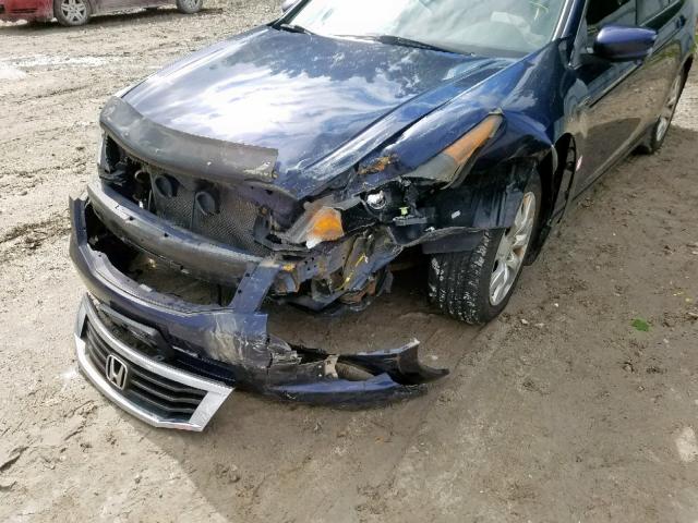 1HGCP26879A801275 - 2009 HONDA ACCORD EXL BLUE photo 9