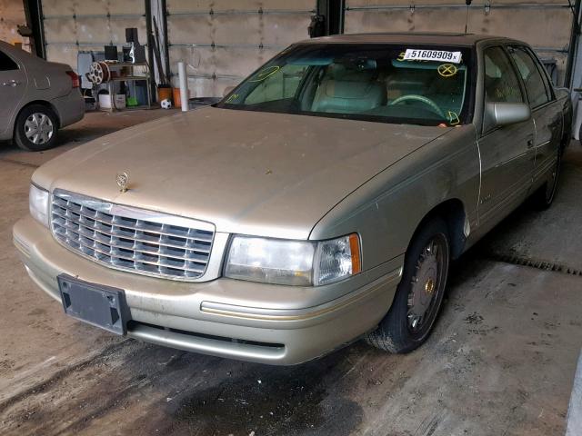 1G6KE54Y0VU281260 - 1997 CADILLAC DEVILLE DE GOLD photo 2