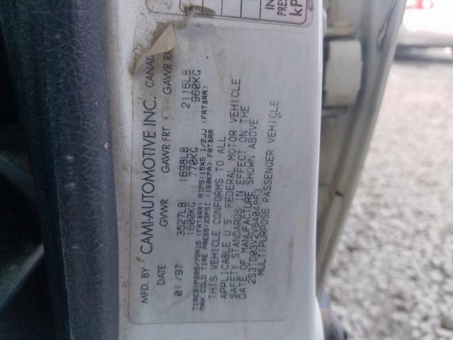 2S3TD03V2V6404863 - 1997 SUZUKI SIDEKICK J WHITE photo 10