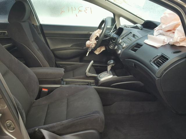 19XFA1F63BE021086 - 2011 HONDA CIVIC LX-S Negro foto 5