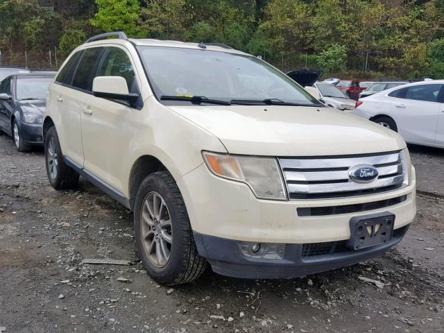 2FMDK38C98BA06753 - 2008 FORD EDGE SEL CREAM photo 1