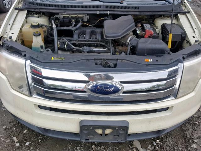 2FMDK38C98BA06753 - 2008 FORD EDGE SEL CREAM photo 7