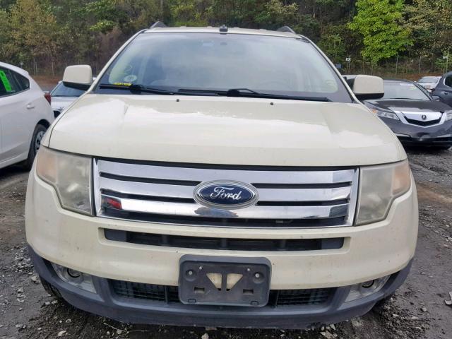 2FMDK38C98BA06753 - 2008 FORD EDGE SEL CREAM photo 9