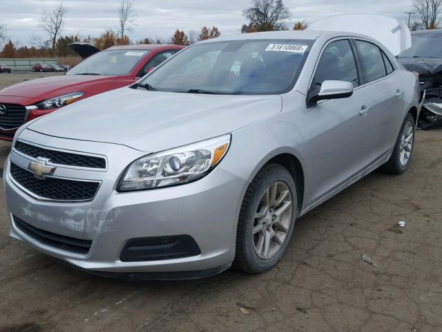 1G11D5RR3DF103691 - 2013 CHEVROLET MALIBU 1LT SILVER photo 2
