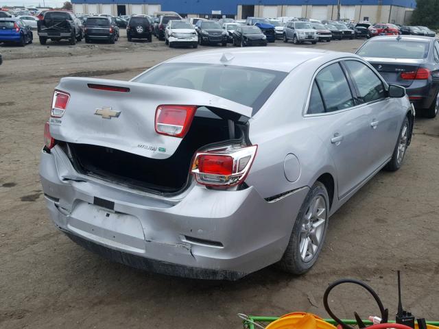 1G11D5RR3DF103691 - 2013 CHEVROLET MALIBU 1LT SILVER photo 4