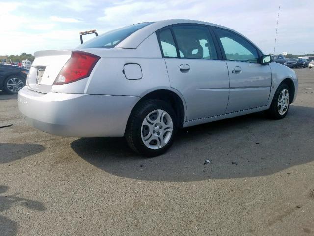 1G8AJ52F83Z199230 - 2003 SATURN ION LEVEL SILVER photo 4