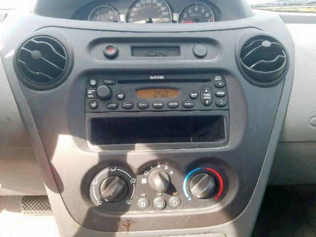 1G8AJ52F83Z199230 - 2003 SATURN ION LEVEL SILVER photo 9