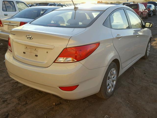 KMHCT4AE3GU028301 - 2016 HYUNDAI ACCENT SE TAN photo 4