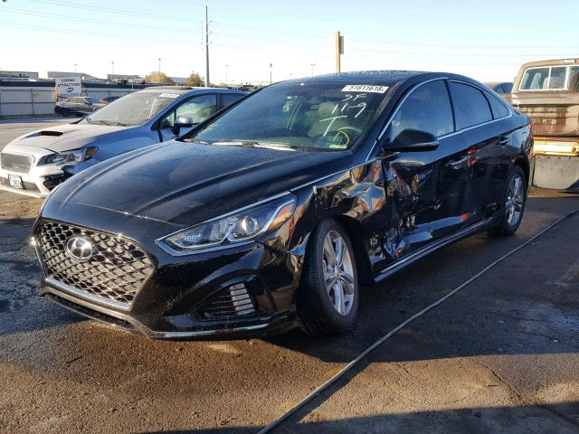 5NPE34AF7JH620386 - 2018 HYUNDAI SONATA SPO BLACK photo 2