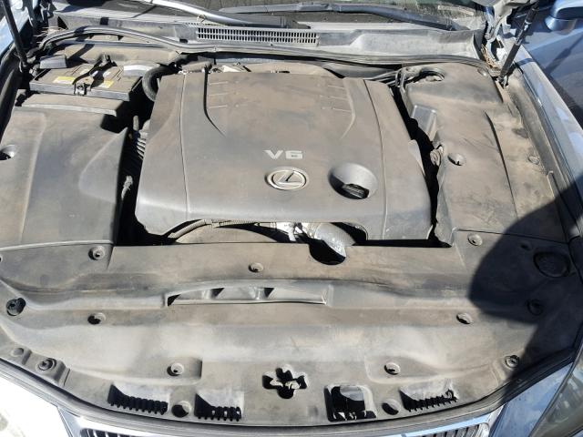 JTHBK262672054259 - 2007 LEXUS IS 250 BLUE photo 7