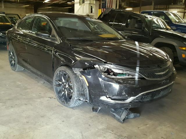 1C3CCCAB1FN654351 - 2015 CHRYSLER 200 LIMITE BLACK photo 1