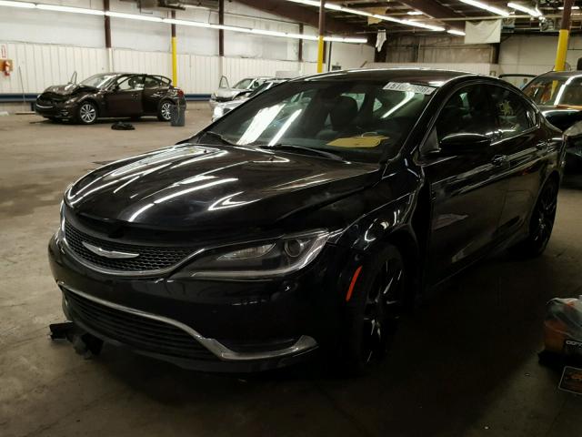 1C3CCCAB1FN654351 - 2015 CHRYSLER 200 LIMITE BLACK photo 2