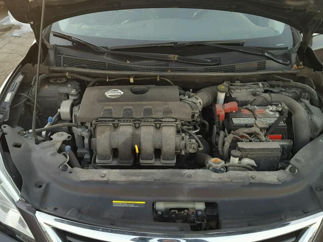 3N1AB7AP2DL701671 - 2013 NISSAN SENTRA SR GRAY photo 7