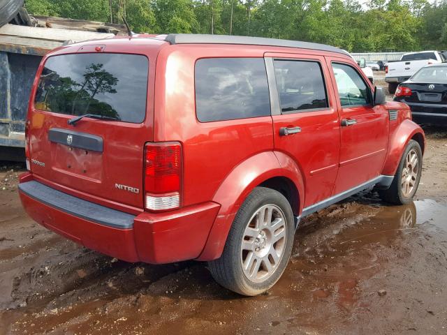 1D4PT4GK9BW518065 - 2011 DODGE NITRO HEAT RED photo 4