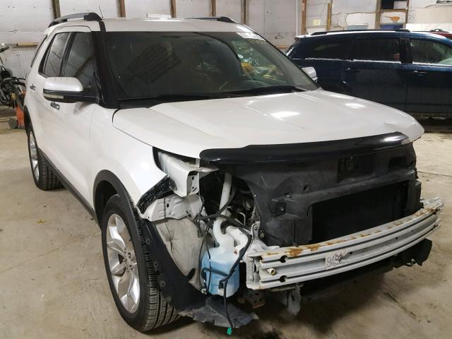 1FMHK8F83BGA58036 - 2011 FORD EXPLORER L WHITE photo 1