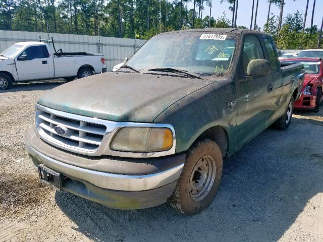 1FTZX1725XKA85822 - 1999 FORD F150 GREEN photo 2