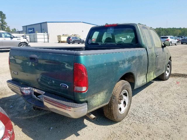1FTZX1725XKA85822 - 1999 FORD F150 GREEN photo 4