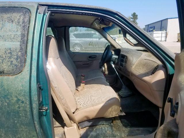 1FTZX1725XKA85822 - 1999 FORD F150 GREEN photo 5