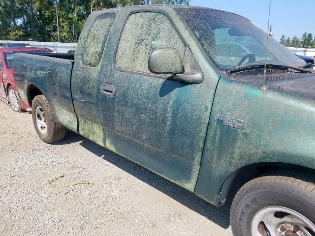1FTZX1725XKA85822 - 1999 FORD F150 GREEN photo 9