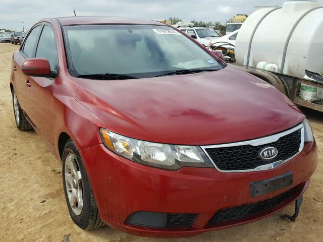 KNAFU4A2XB5461067 - 2011 KIA FORTE EX RED photo 1