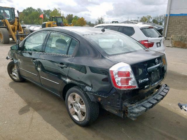 3N1AB61E18L642322 - 2008 NISSAN SENTRA 2.0 BLACK photo 3