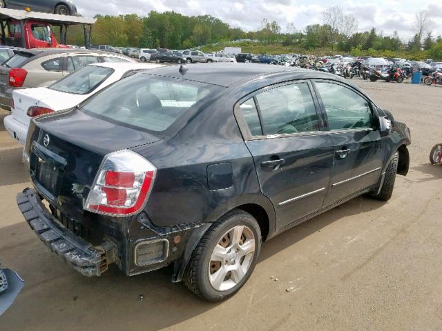 3N1AB61E18L642322 - 2008 NISSAN SENTRA 2.0 BLACK photo 4