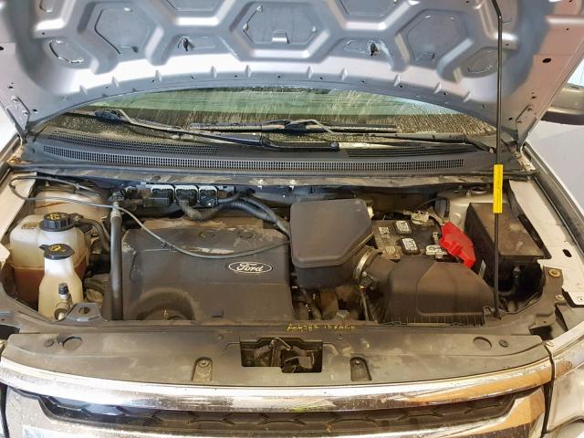 2FMDK3GC8EBA03548 - 2014 FORD EDGE SE SILVER photo 7