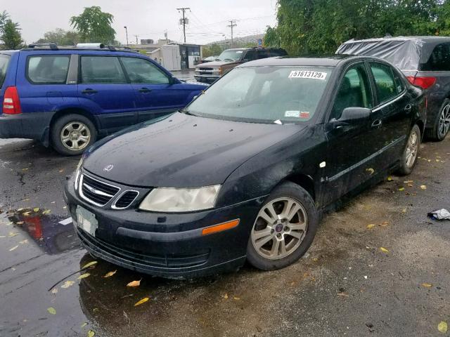 YS3FD49Y871137098 - 2007 SAAB 9-3 2.0T BLACK photo 2