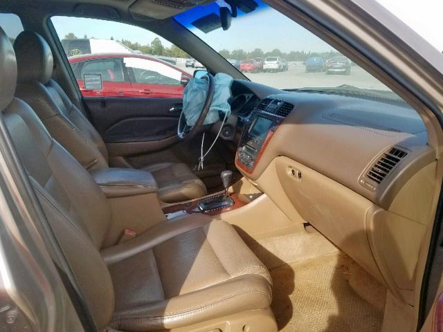 2HNYD18633H507295 - 2003 ACURA MDX TOURIN BEIGE photo 5