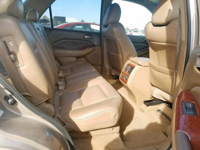 2HNYD18633H507295 - 2003 ACURA MDX TOURIN BEIGE photo 6