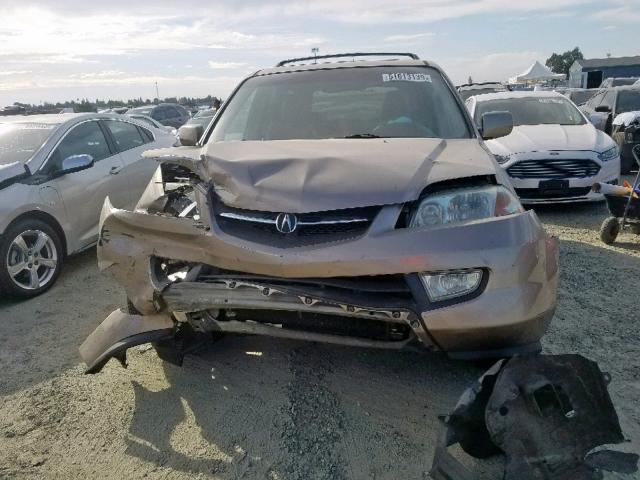 2HNYD18633H507295 - 2003 ACURA MDX TOURIN BEIGE photo 7